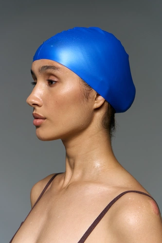 Шапочка для плавания Aquasana, синяя Шапочка для плавания Aquasana, синяя