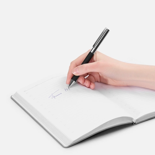 Ручка шариковая Eyeshot Soft Touch, черная Ручка шариковая Eyeshot Soft Touch, черная