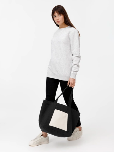 Шопер Shophop, черный с неокрашенным Шопер Shophop, черный с неокрашенным