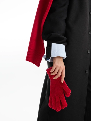 Перчатки Alpine, красные (гвоздика) Перчатки Alpine, красные (гвоздика)