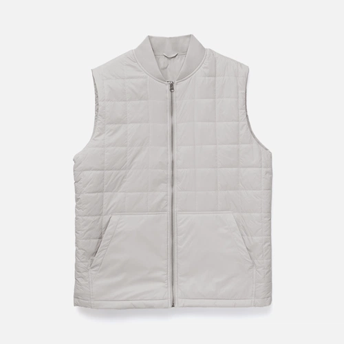 Жилет унисекс Warmbridge, светло-серый Жилет унисекс Warmbridge, светло-серый