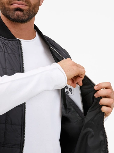 Жилет унисекс Warmbridge, черный Жилет унисекс Warmbridge, черный