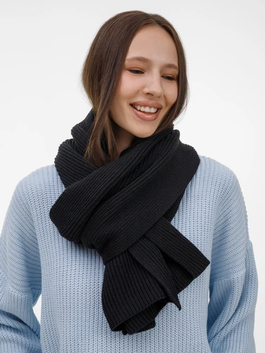 Шарф Nobilis Mono, черный Шарф Nobilis Mono, черный