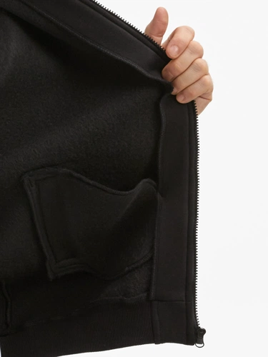 Бомбер унисекс Estado, черный Бомбер унисекс Estado, черный