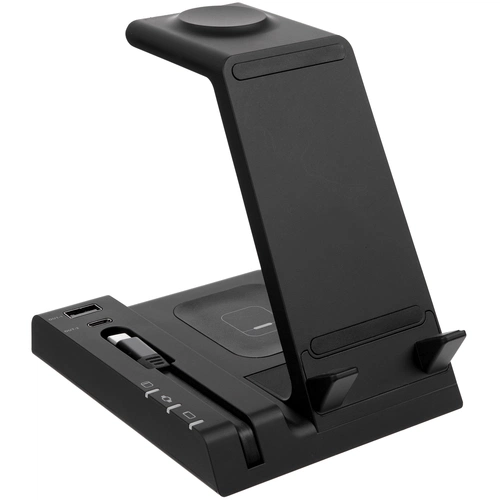 Зарядная станция Tres, черная Зарядная станция Tres, черная