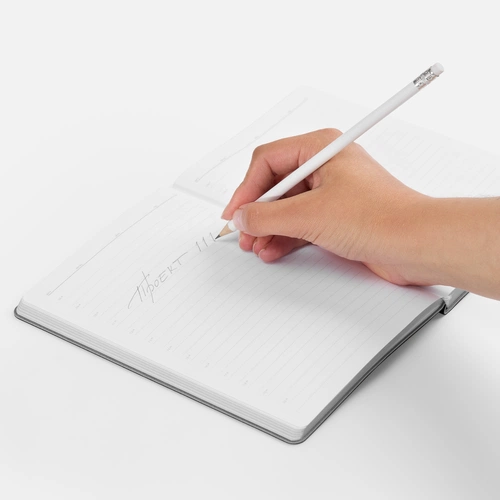 Карандаш простой Hand Friend с ластиком, белый Карандаш простой Hand Friend с ластиком, белый