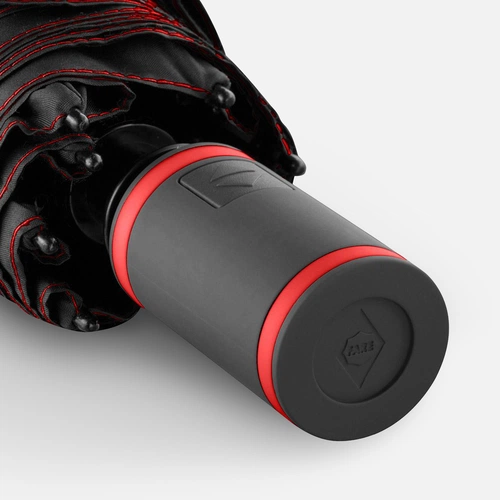 Зонт складной AOC Mini с цветными спицами, красный Зонт складной AOC Mini с цветными спицами, красный