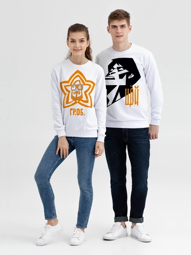 Свитшот «Меламед. Егор Летов», белый Свитшот «Меламед. Егор Летов», белый