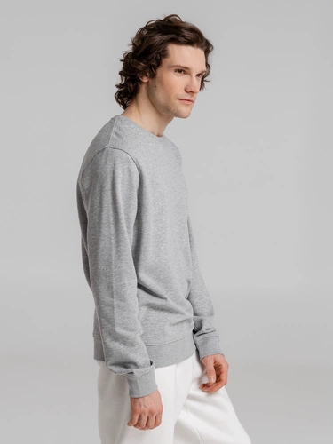 Свитшот унисекс BNC Inspire (Organic), серый меланж Свитшот унисекс BNC Inspire (Organic), серый меланж