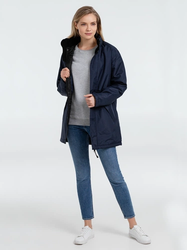Куртка на стеганой подкладке Robyn, темно-синяя Куртка на стеганой подкладке Robyn, темно-синяя