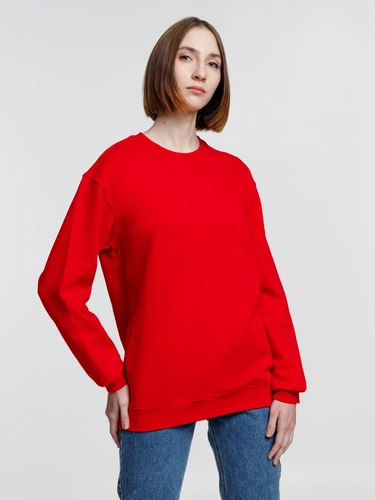 Свитшот унисекс Columbia, красный Свитшот унисекс Columbia, красный