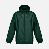 Ветровка унисекс Shield, темно-зеленая