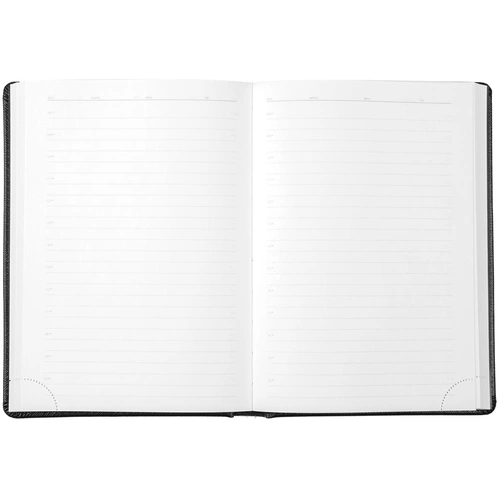 Ежедневник Linen, недатированный, черный Ежедневник Linen, недатированный, черный