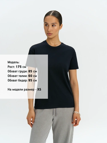 Футболка унисекс Regent 150, черная Футболка унисекс Regent 150, черная