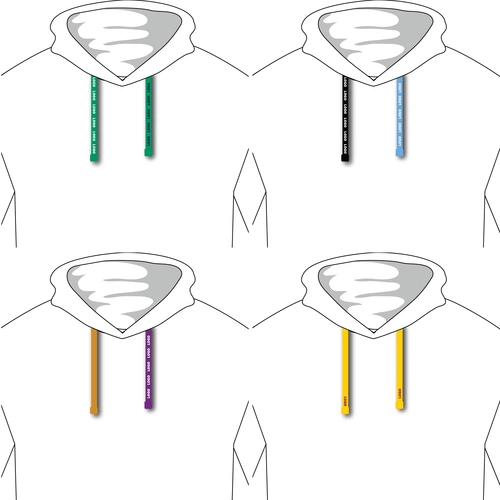 Вязаный шнурок в капюшон на заказ Tape Вязаный шнурок в капюшон на заказ Tape