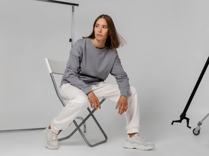 Свитшот Neofit, cветло-серый Свитшот Neofit, cветло-серый