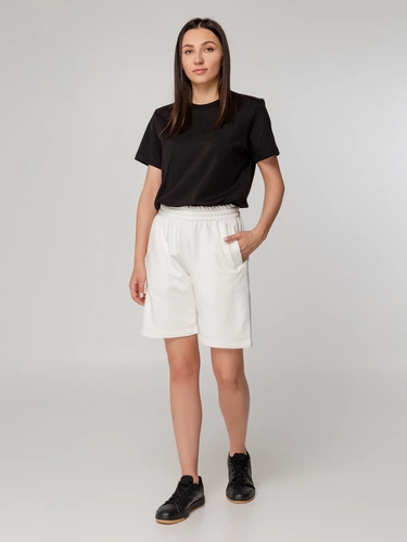 Шорты Terry, молочно-белые Шорты Terry, молочно-белые