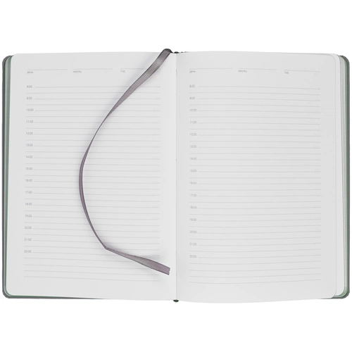 Ежедневник Spain Shall на заказ, недатированный, серый с зеленым Ежедневник Spain Shall на заказ, недатированный, серый с зеленым