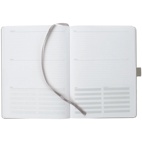 Еженедельник Lucky, недатированный, серый Еженедельник Lucky, недатированный, серый