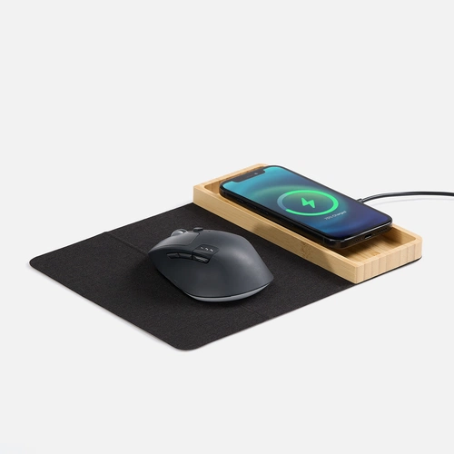 Складной коврик для мышки с беспроводной зарядкой Midstream ver.2 Складной коврик для мышки с беспроводной зарядкой Midstream ver.2