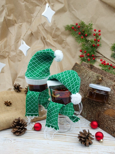 Шарфик на игрушку Dress Cup, зеленый Шарфик на игрушку Dress Cup, зеленый