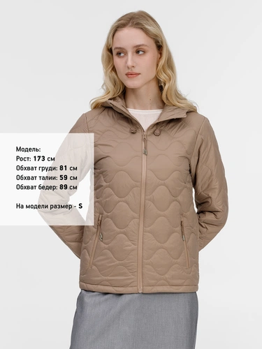 Куртка унисекс Tarnaby, бежевая Куртка унисекс Tarnaby, бежевая