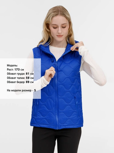 Жилет унисекс Tarnaby, ярко-синий Жилет унисекс Tarnaby, ярко-синий