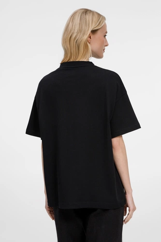 Футболка оверсайз унисекс Sinkopa, черная Футболка оверсайз унисекс Sinkopa, черная