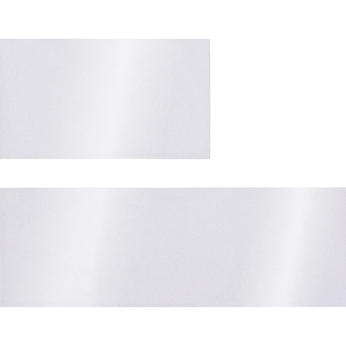 Лента сатиновая Satin 35 М, белая, 60 см Лента сатиновая Satin 35 М, белая, 60 см