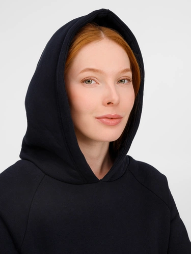 Худи унисекс оверсайз Easy Street, темно-синее Худи унисекс оверсайз Easy Street, темно-синее