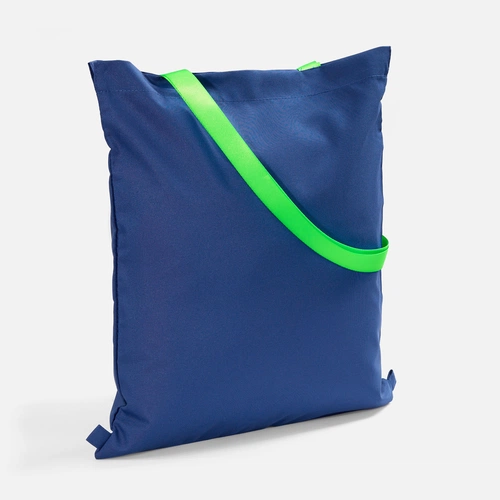 Шопер B3, синий с зелеными ручками Шопер B3, синий с зелеными ручками