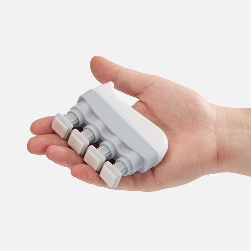 Эспандер кистевой FingerTap, серый с белым Эспандер кистевой FingerTap, серый с белым