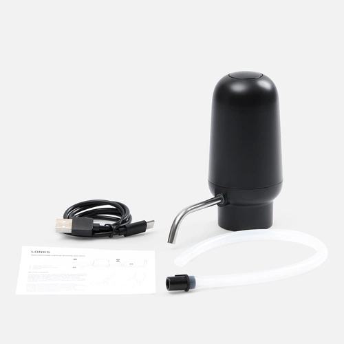 Электрический аэратор-дозатор для вина Lonks, черный Электрический аэратор-дозатор для вина Lonks, черный