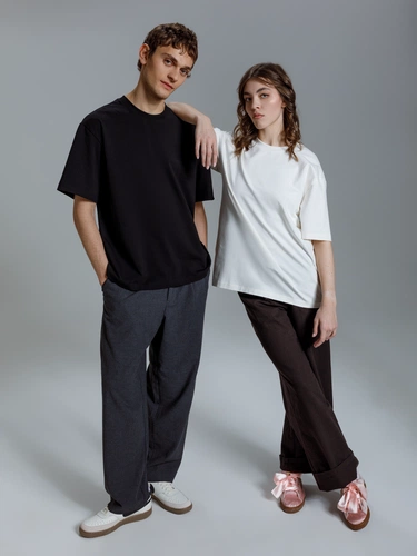 Футболка оверсайз Kangas, белая Футболка оверсайз Kangas, белая