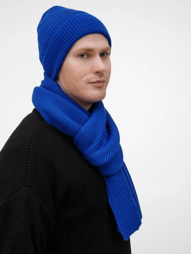 Шарф Nobilis Mono, ярко-синий Шарф Nobilis Mono, ярко-синий