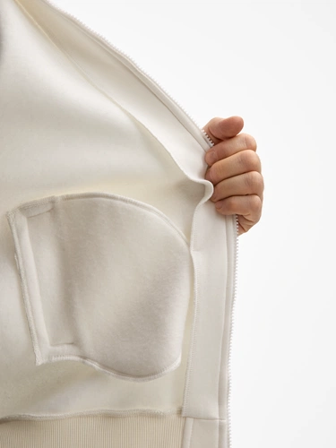 Бомбер унисекс Estado, молочно-белый Бомбер унисекс Estado, молочно-белый