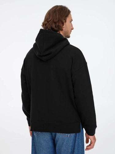 Худи оверсайз унисекс Tolla, черное Худи оверсайз унисекс Tolla, черное