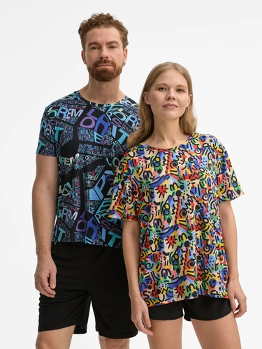 Футболка унисекс Senti с полной запечаткой на заказ Футболка унисекс Senti с полной запечаткой на заказ