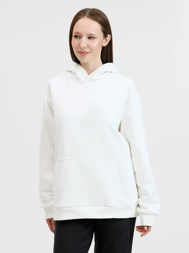 Худи унисекс оверсайз Songo, молочно-белое Худи унисекс оверсайз Songo, молочно-белое
