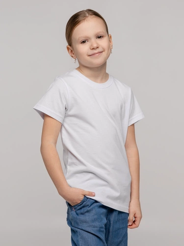 Футболка детская T-Bolka Kids, белая Футболка детская T-Bolka Kids, белая