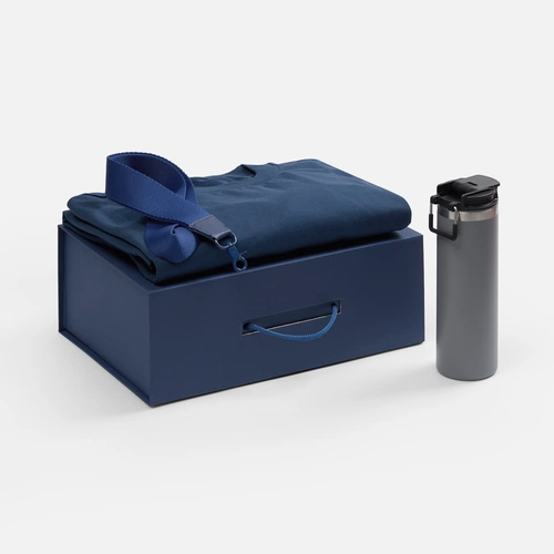 Коробка складная New Case Fold, темно-синяя Коробка складная New Case Fold, темно-синяя