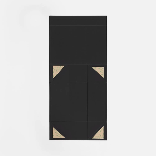 Коробка складная Quadra Fold, черная Коробка складная Quadra Fold, черная