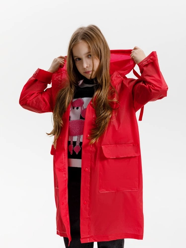 Дождевик детский RainDrop Kids, красный Дождевик детский RainDrop Kids, красный