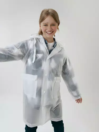 Дождевик детский RainDrop Kids, белый Дождевик детский RainDrop Kids, белый