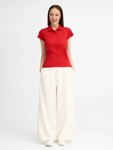 Рубашка поло женская Prescott Women 170, красная Рубашка поло женская Prescott Women 170, красная