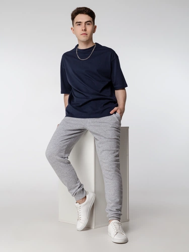 Джоггеры мужские Jet Men, серый меланж Джоггеры мужские Jet Men, серый меланж