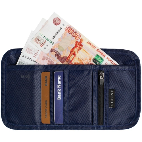 Кошелек Torren с RFID-защитой, синий Кошелек Torren с RFID-защитой, синий