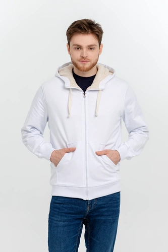 Толстовка на молнии Kulonga Sherpa, белая Толстовка на молнии Kulonga Sherpa, белая