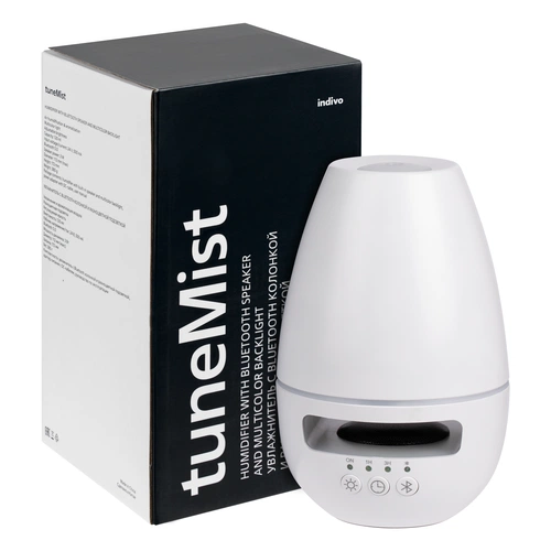 Увлажнитель с колонкой и подсветкой tuneMist, белый Увлажнитель с колонкой и подсветкой tuneMist, белый