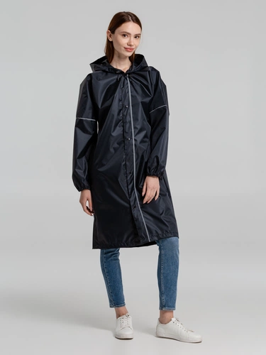 Дождевик со светоотражающими элементами Rainman Blink, темно-синий Дождевик со светоотражающими элементами Rainman Blink, темно-синий